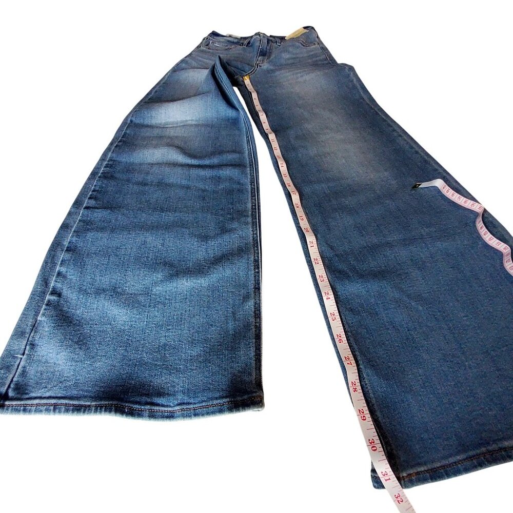 Universal Thread Everyday Wide Leg High Rise Slim Hip & Thigh Denim Jeans Siz 8R - Picture 5 of 14